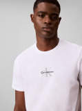 White Monogram Logo T-shirt  Men