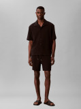 Black Waffle Shorts  Men