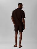Black Waffle Shorts  Men