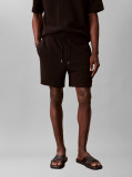 Black Waffle Shorts  Men