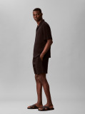 Black Waffle Shorts  Men