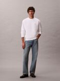White Terry Monologo Sweatshirt  Men