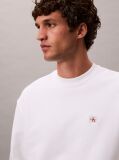White Terry Monologo Sweatshirt  Men