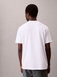 White Embroidered Monogram Relaxed T-Shirt  Men