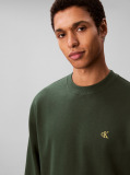 Green Relaxed Monogram Sweatshirt  Men