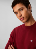Red Relaxed Monogram Sweatshirt  Men