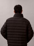 Black Lightweight Nylon Puffer Jacket  Men