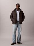 Black Hooded Down Puffer Jacket  Men