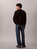 Black Oversized Monogram Sweatshirt  Men