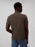 Grey Short-Sleeve Classic Monogram Tee  Men