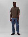 Grey Short-Sleeve Classic Monogram Tee  Men