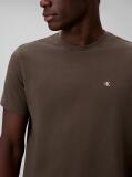 Grey Short-Sleeve Classic Monogram Tee  Men