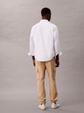 Beige Skinny Twill Cargo Pants  Men