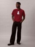 Red And Graphic Relaxed T-Shirt  Men