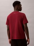 Red And Graphic Relaxed T-Shirt  Men