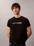 Black Bold Logo Graphic Relaxed T-Shirt  Men