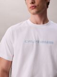 White Bold Logo Graphic Relaxed T-Shirt  Men