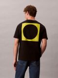 Black Circle Graphic Relaxed T-Shirt  Men