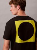 Black Circle Graphic Relaxed T-Shirt  Men