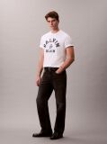 White Varsity Logo Graphic Relaxed T-Shirt  Men