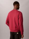 Red Cotton Terry Monogram Sweatshirt  Men