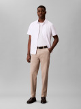 Khaki Tapered Comfort Cotton Chinos  Men