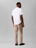 Khaki Tapered Comfort Cotton Chinos  Men