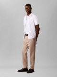 Khaki Tapered Comfort Cotton Chinos  Men