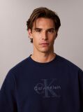 Blue Relaxed Logo Appliqué T-shirt  Men