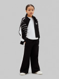 Black Monologo Track Top And Joggers Set  Girls