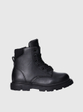 Black Lace-Up Bootss  Girls