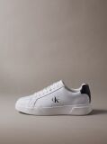 White Leather Durable Traction NYC Trainers  Men