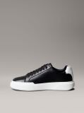 Black Leather Durable Traction NYC Trainers  Men
