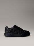 Black Durable Traction Logo Trainers  Men