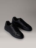 Black Durable Traction Logo Trainers  Men