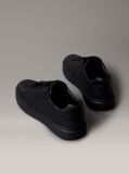 Black Durable Traction Logo Trainers  Men