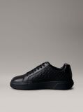 Black Durable Traction Logo Trainers  Men