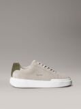 Beige Ck Avenue - Suede Logo Trainers  Men