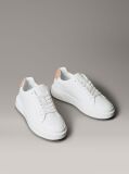 White Leather Durable Traction NYC Trainers  Women