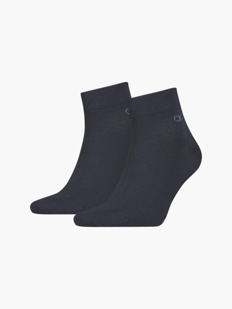 Blue Calvin Klein Men's Quarter Socks 2 pack  Men