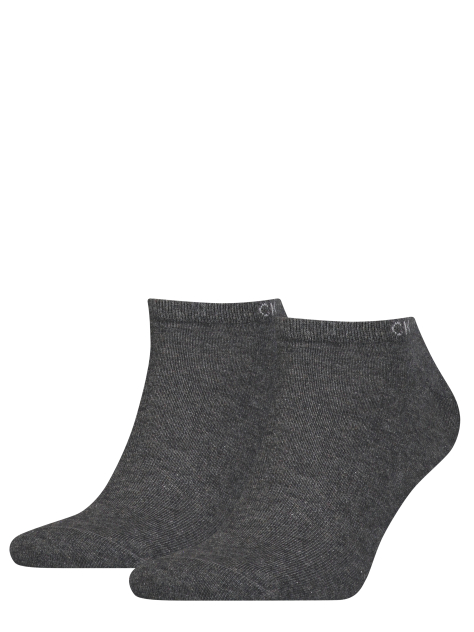Grey Calvin Klein Casual Men's Sneaker Socks 2 pack  Men