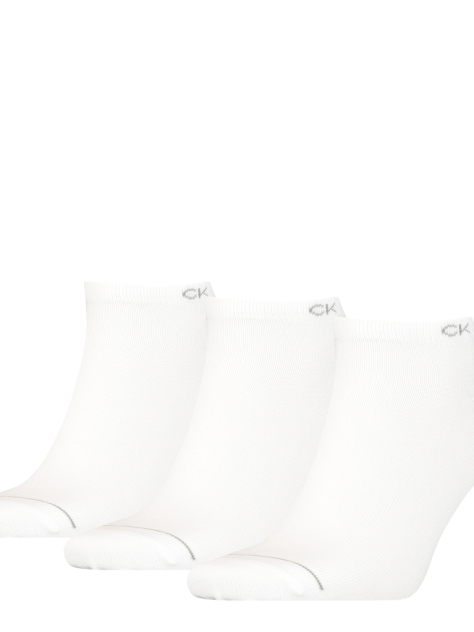 White 3 Pack Men Sneaker Socks  Men