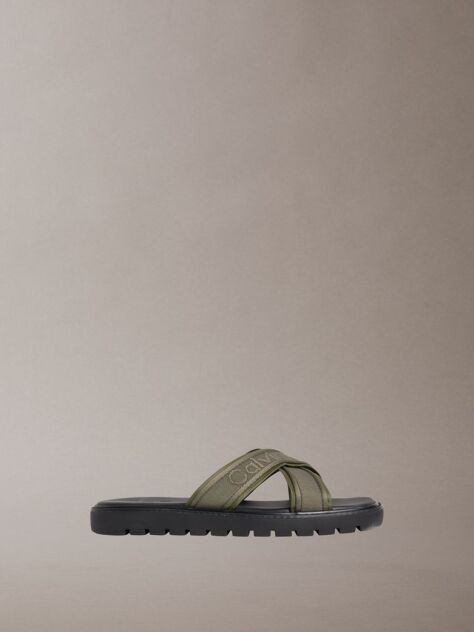 Green Luxor - Logo Lightweight Lug Sandals  Men