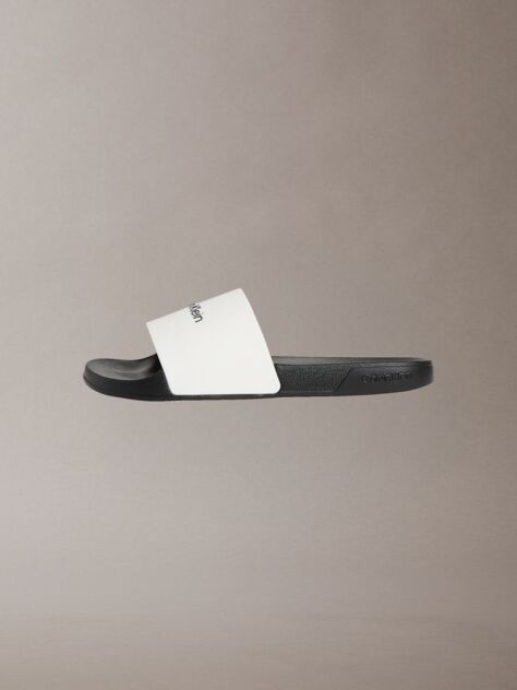 White Nemo - Contoured Logo Sliders  Men