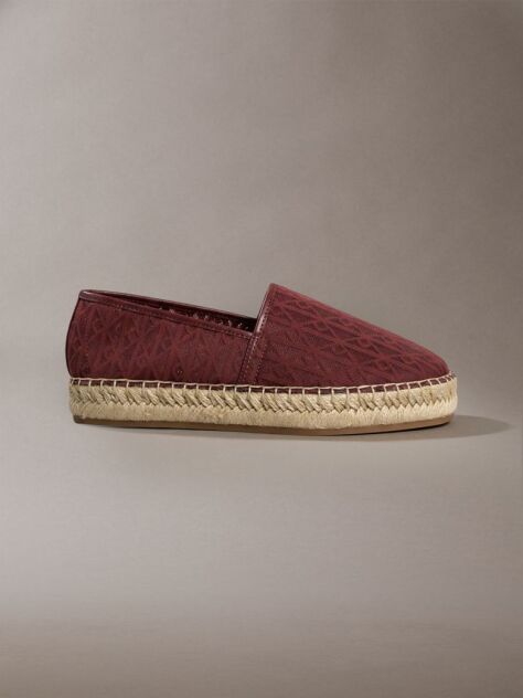 Red Emblem Logo Espadrilles  Women