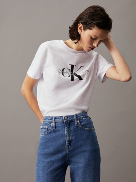 White Monogram T-Shirt  Women