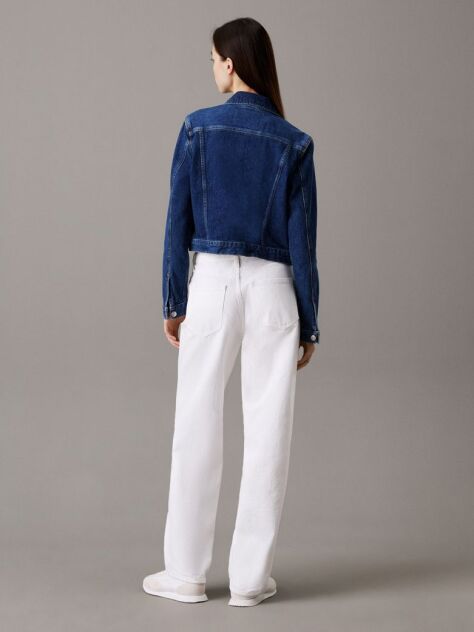 Denim Cropped 90's Denim Jacket  Women