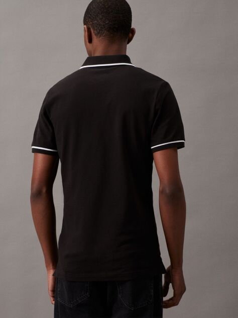Black Slim Polo Shirt  Men