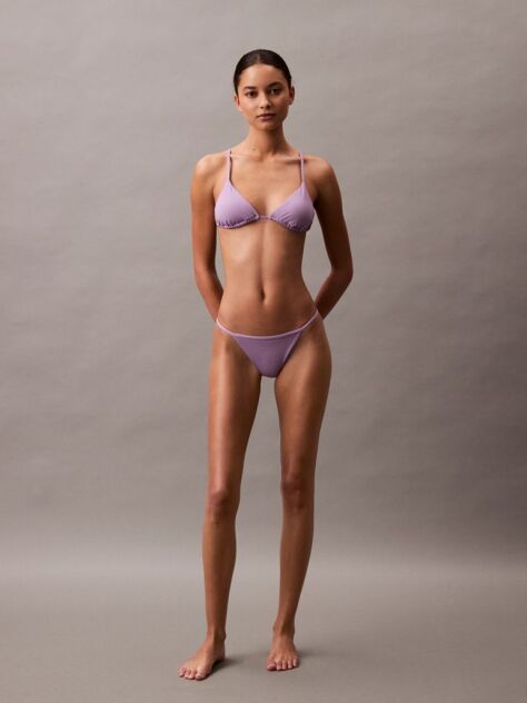 Purple Triangle Bikini Top - CK Essentials  Women