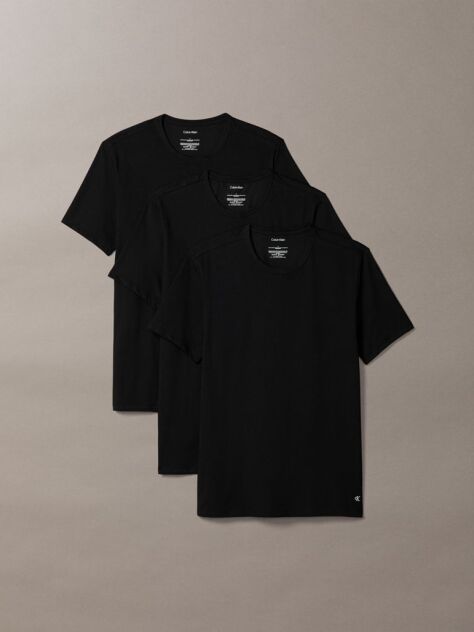 Black 3 Pack Lounge T-shirts  Men